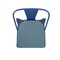 Flash Furniture Blue Metal Stack Chair with Teal Poly Resin Seat CH-31230-BL-PL1C-GG - alternate 3
